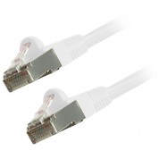 Comprehensive Cat 6 Snagless Shielded Ethernet Cable (3', White)