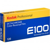 Kodak Professional Ektachrome E100 Color Transparency Film (120 Roll Film, 5-pack)