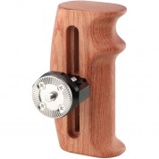 Camvate Wooden Handgrip With Arri M6 Rosette