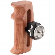 Camvate Wooden Handgrip With Arri M6 Rosette