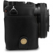 Megagear Ever Ready Genuine Leather Case For Alpha A6400, A6100 With 16-50mm (black)