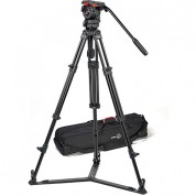 Sachtler 0371a Tripod System With Fsb 4 Fluid Head, Aluminum Legs & Ground Spreader