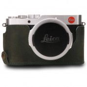 Megagear Leica D-lux 7 Ever Ready Genuine Leather Camera Half Case (green)