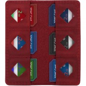 Megagear Leather Sd Card Holder (red)