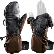 The Heat Company Shell Mittens (size 7, Brown)