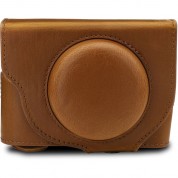 Megagear Ever Ready Pu Leather Camera Case For Sony Cyber-shot Dsc-rx100 Vii (light Brown)