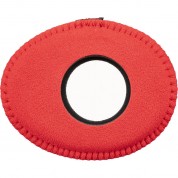 Bluestar Oval Small Viewfinder Eyecushion (ultrasuede, Red)