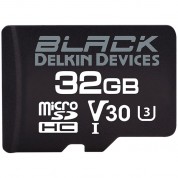 Delkin Devices 32gb Black Uhs-i Microsdhc Memory Card With Sd Adapter