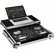 Odyssey Flight-zone Native Instruments Traktor Kontrol S4 Mk3 Flight Case With Glide Platform (silver/black)