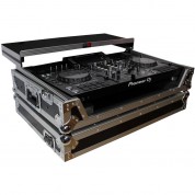 Prox Flight Case With Shelf And Wheels For Pioneer Xdj-rx, Rx2 & Rx2-w Controllers (silver On Black)