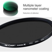 K&f Concept Nano-x Nd Green Multicoated Nd Filter (62mm, 3-stop)