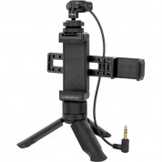 Comica Audio Cvm-mt-k1 Camera-mount Stereo Microphone With Smartphone Monitor Kit For Dji Osmo Pocket