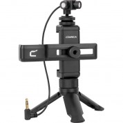 Comica Audio Cvm-mt-k1 Camera-mount Stereo Microphone With Smartphone Monitor Kit For Dji Osmo Pocket