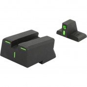 Meprolight Ltd R4e Optimized Duty Sights For H&k Hk45, Hk45 Compact, Vp9, Sfp9, P30, And P30sk (green Front & Rear)