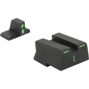 Meprolight Ltd R4e Optimized Duty Sights For H&k Hk45, Hk45 Compact, Vp9, Sfp9, P30, And P30sk (green Front & Rear)