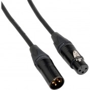 Kopul Premier Quad Pro 5000 Series Neutrik Xlr M To Xlr F Microphone Cable (3', Black)