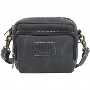 Gillis London Mini Leather Camera Bag (black)