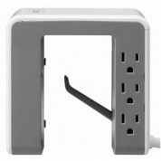 Apc Essential Surgearrest 6-outlet Surge Protector With Usb Ports (120v, White)