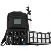 Portabrace Camera Hive Backpack & Slinger (8 Lens Cups) (black)