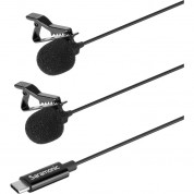 Saramonic Lavmicro U3c Dual Omnidirectional Lavalier Microphones With Usb Type-c Connector For Android Devices (19.6' Cable)