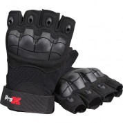 Prox X-gripz Hard Knuckle Fingerless Gloves For Truss And Stage Performance