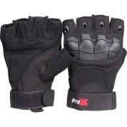 Prox X-gripz Hard Knuckle Fingerless Gloves For Truss And Stage Performance