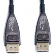 Magenta Active Optical Displayport 1.4 Cable (196')