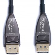 Magenta Active Optical Displayport 1.4 Plenum Cable (328')