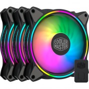 Cooler Master Masterfan Mf120 Halo 120mm Argb Fan (3-pack)