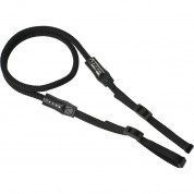 Artisan & Artist Woven Silk Cord Camera Strap (black)