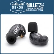 Dekoni Audio Bulletz Gemini Series Premium Memory Foam Eartips (pair, Small)