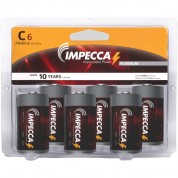 Impecca Alkaline C Batteries (6-pack)