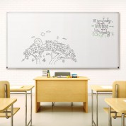 Best Rite Dura-rite Whiteboard With Abc Trim (3 X 4')