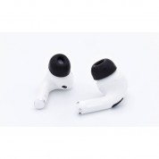 Dekoni Audio Bulletz Memory Foam Isolation Earphone Tips For Apple Airpods Pro (large, Black, 3 Pairs)