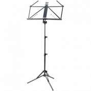 K&m 37855 Ruka Aluminum 3-section Music Stand (black)