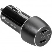 Xcellon 54w Dual Usb Type-c Pd Car Charger