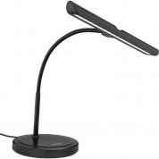 Auray 18-led Desktop Gooseneck Light With Usb Charger