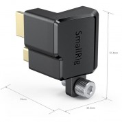 Smallrig Hdmi/usb Type-c Right-angle Adapter For Bmpcc 4k Camera Cage