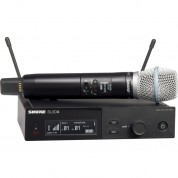 Shure Slxd24/b87a Digital Wireless Handheld Microphone System With Beta 87a Capsule (j52: 558 To 602 + 614 To 616 Mhz)