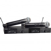 Shure Slxd24d/b58 Dual-channel Digital Wireless Handheld Microphone System With Beta 58 Capsules (g58: 470 To 514 Mhz)