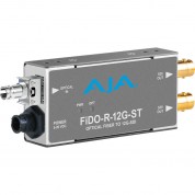 Aja Fido-r-12g-st Single-channel St Fiber To 12g-sdi Mini Converter