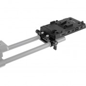 Camvate Quick Release V-mount Battery Plate With Cheese Plate & 15mm Rod Clamp