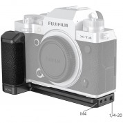 Niceyrig L-bracket With Leather Grip For Fujifilm X-t4 Camera