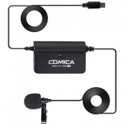 Comica Audio Sig.lav V05 Uc Omnidirectional Lavalier Microphone With Gain And Monitoring For Android Devices (usb Type-c)