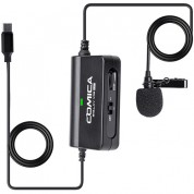 Comica Audio Sig.lav V05 Uc Omnidirectional Lavalier Microphone With Gain And Monitoring For Android Devices (usb Type-c)