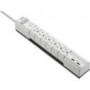 Apc Essential Surgearrest Rotating 6-outlet Surge Protector With 5v 3.4a Usb Ports (white, 120v)