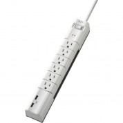 Apc Essential Surgearrest Rotating 6-outlet Surge Protector With 5v 3.4a Usb Ports (white, 120v)