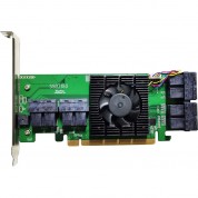 Highpoint Ssd7180 Pcie 3.0 X16 8-channel U.2 Nvme Raid Controller