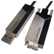 Optical Cables By Corning Usb 3.1 Gen 1 Type-a To Micro-usb Type-b Optical Cable (65.6')