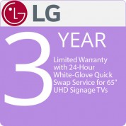 Lg 3-year White Glove 24-hour Quick Swap Service For 65